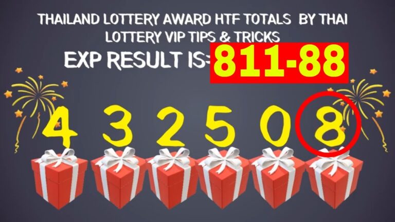 16-8-2020 Thailand Lottery Award HTF Totals By Thai Lottery VIP Tips & Tricks